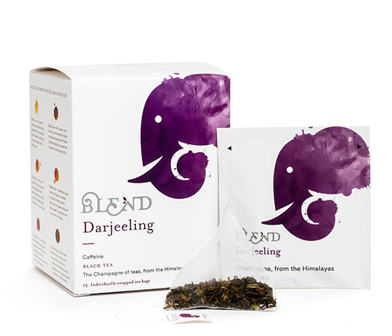 Darjeeling Tea - 15ct Box of Premium Tea in Pyramid Infusers