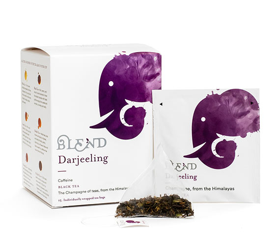 Tè Darjeeling - Box da 15 Infusori Piramidali di Tè in Foglia