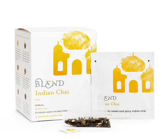 Indian Chai Tea - 15ct Box of Premium Tea in Pyramid Infusers