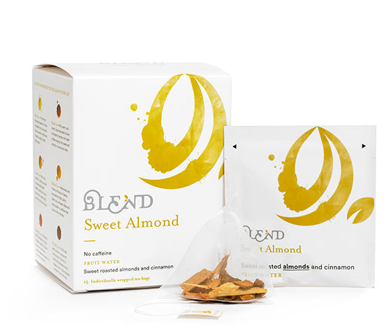 Sweet Almond Tea - 15ct Box of Premium Tea in Pyramid Infusers
